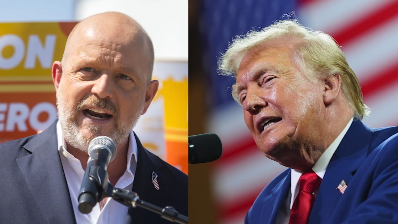 Source-feed image associated with In California governor's race, Steve Hilton looks to court voters wary of Trump