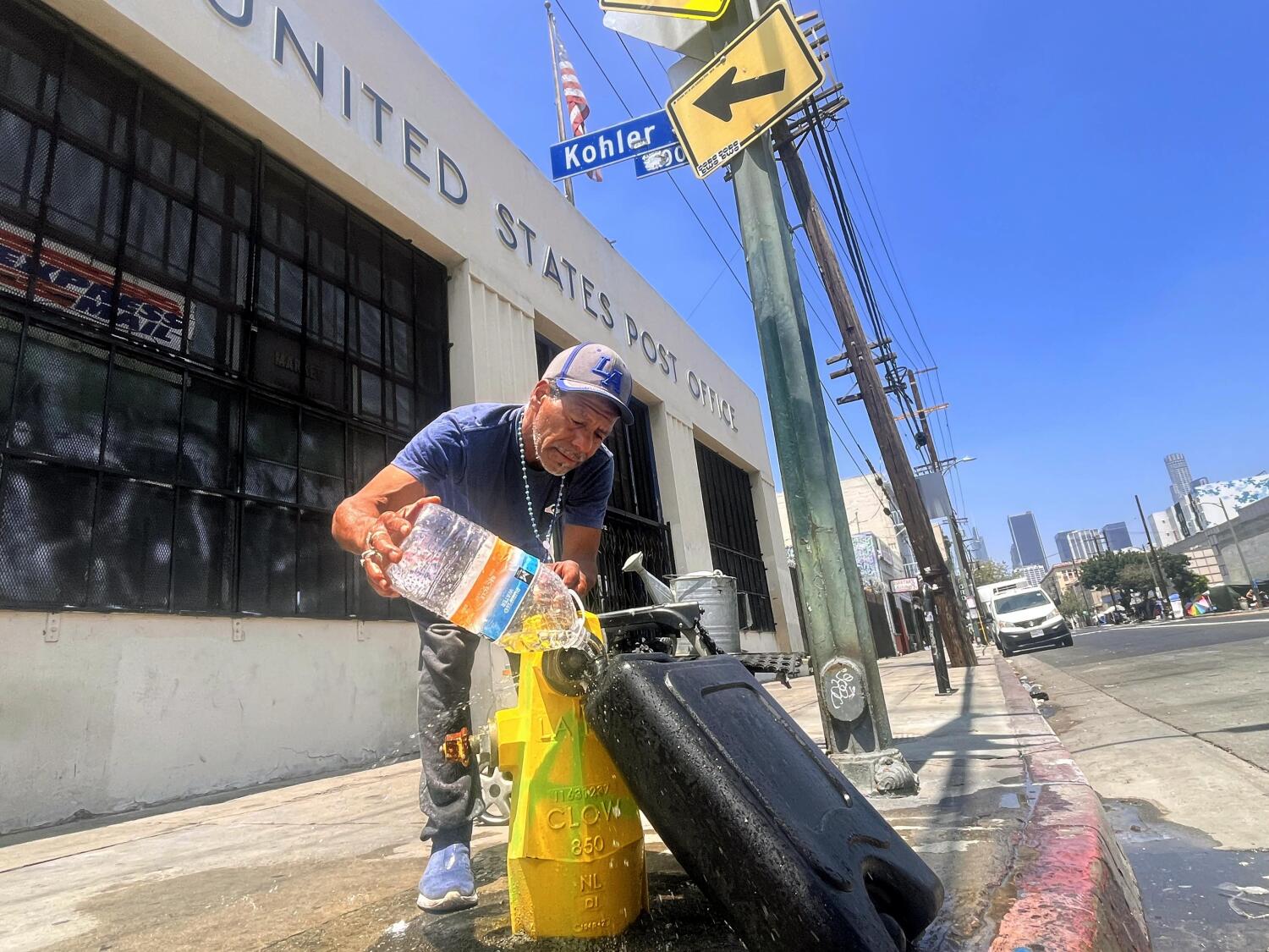 Source-feed image associated with Skid Row's only post office has closed because of safety concerns