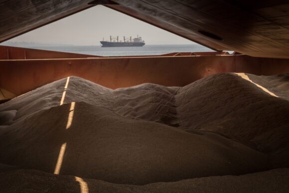 Source-feed image associated with Ukraine Considers Ship Insurance to Revive Food Exports, Farm Groups Say