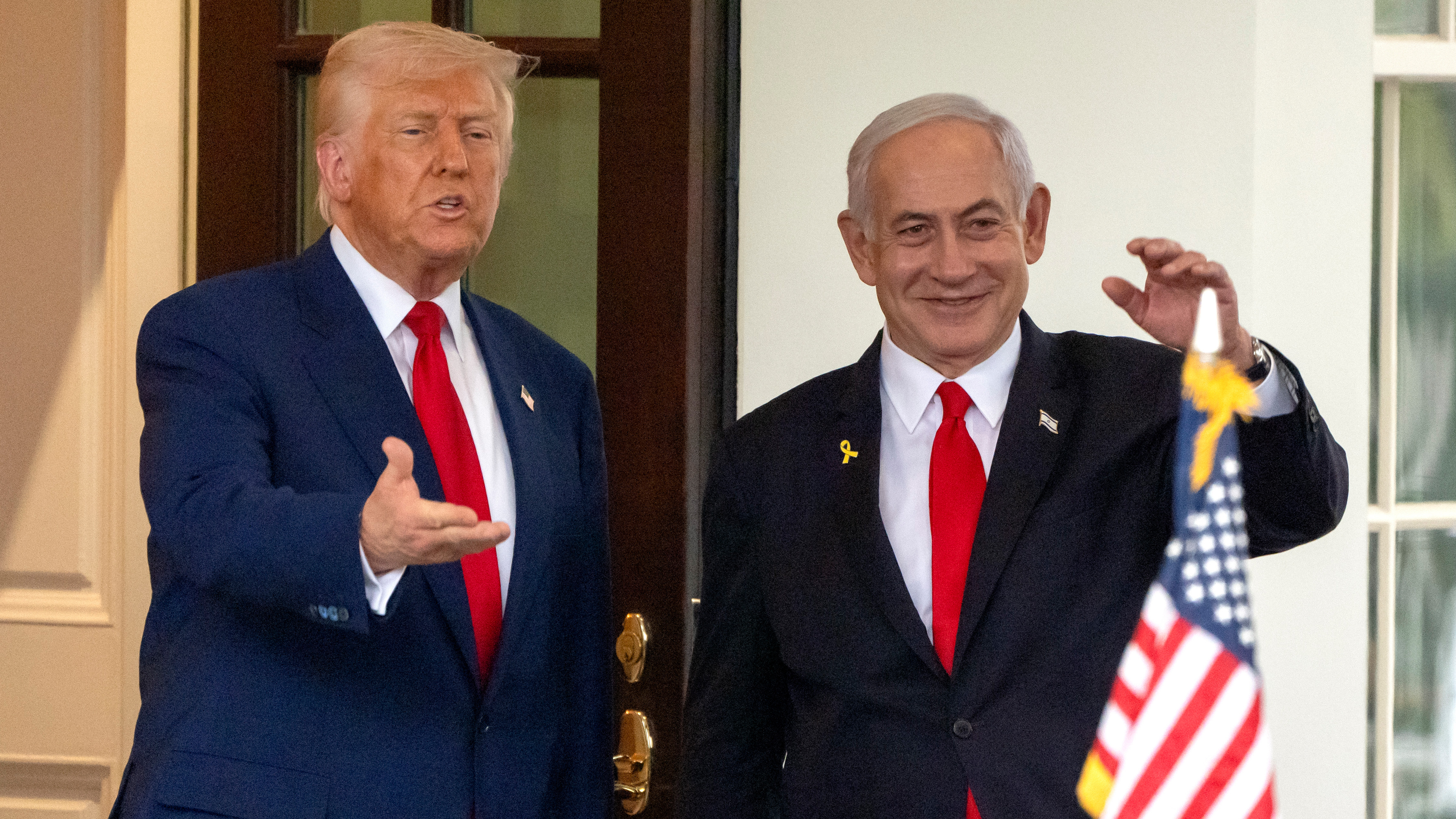 Source-feed image associated with Netanyahu and Zelenskyy to push their agendas at White House meetings with Trump