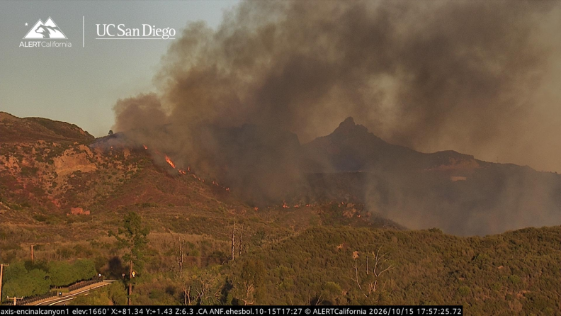 Image from linked report: Bryson Fire prompts evacuation orders in Malibu. Containment grows to 17% overnight