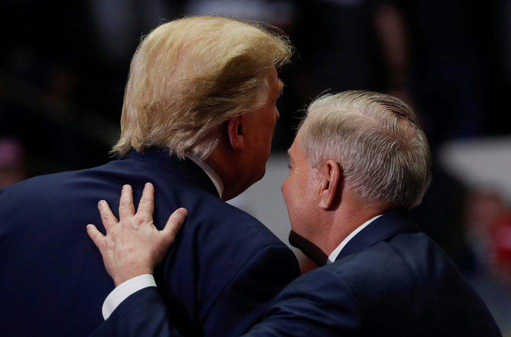 Source-feed image associated with From staunch critic to fierce ally: Graham's long, strange and consequential friendship with Trump