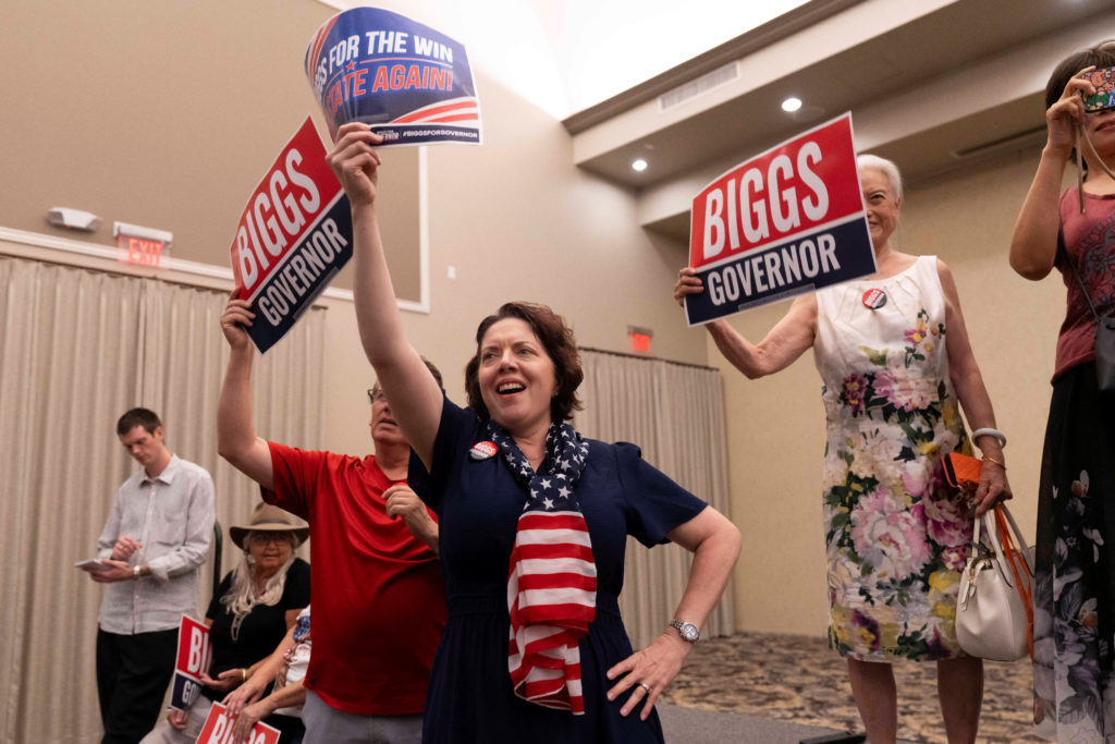 Source-feed image associated with Arizona Republicans pick nominees Tuesday for governor and other top offices