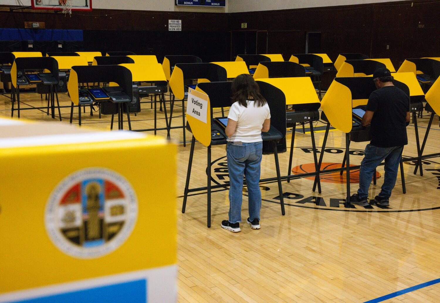 Source-feed image associated with 3 big things to watch on California election night as ballots are counted