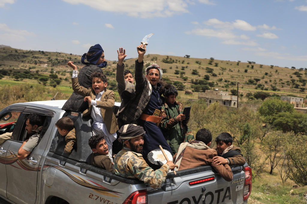 Source-feed image associated with Houthis seize 2 strategic Red Sea islands, and other Mideast developments
