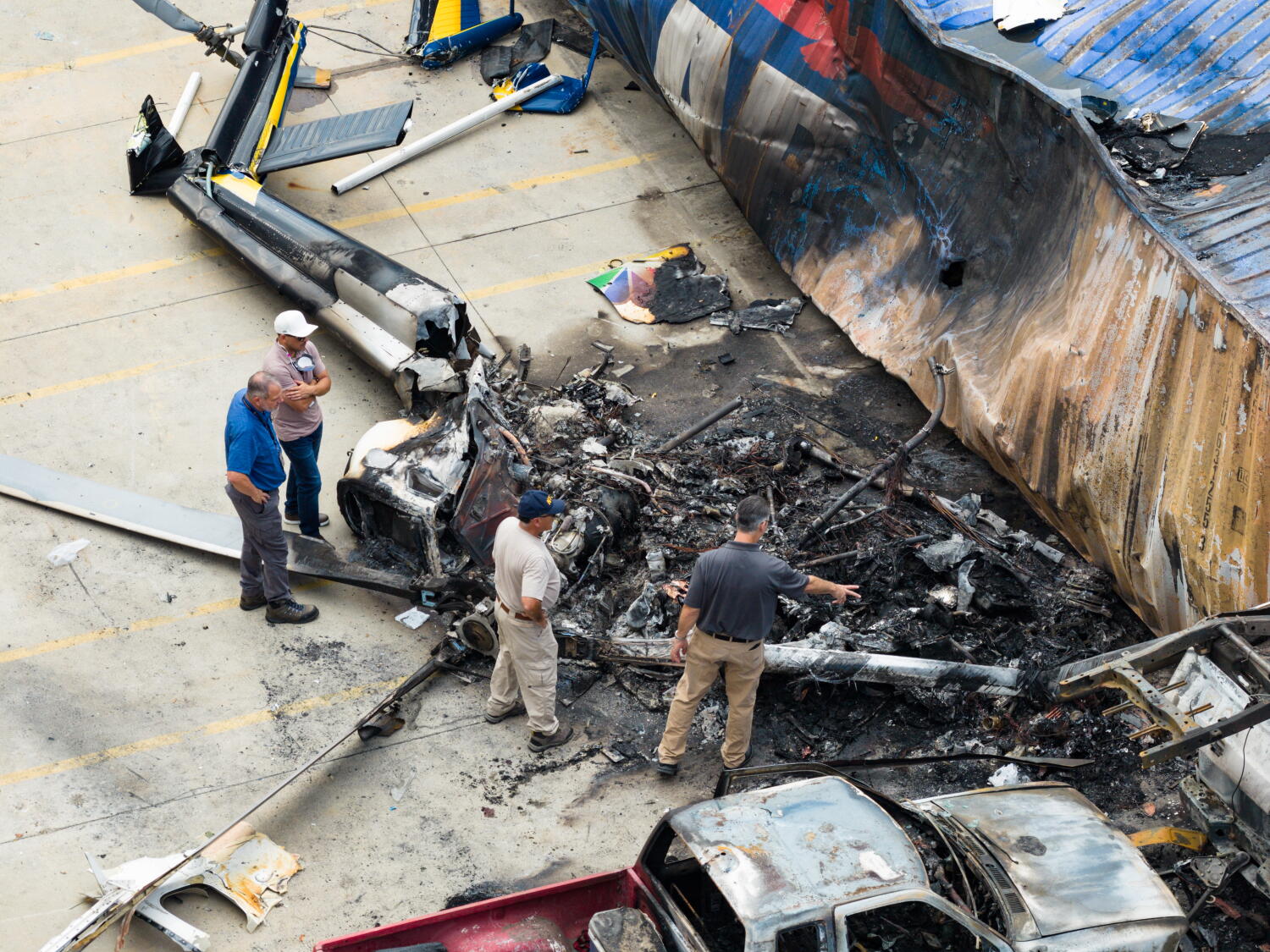 Source-feed image associated with Dramatic recording could help answer why NBC4 helicopter crashed