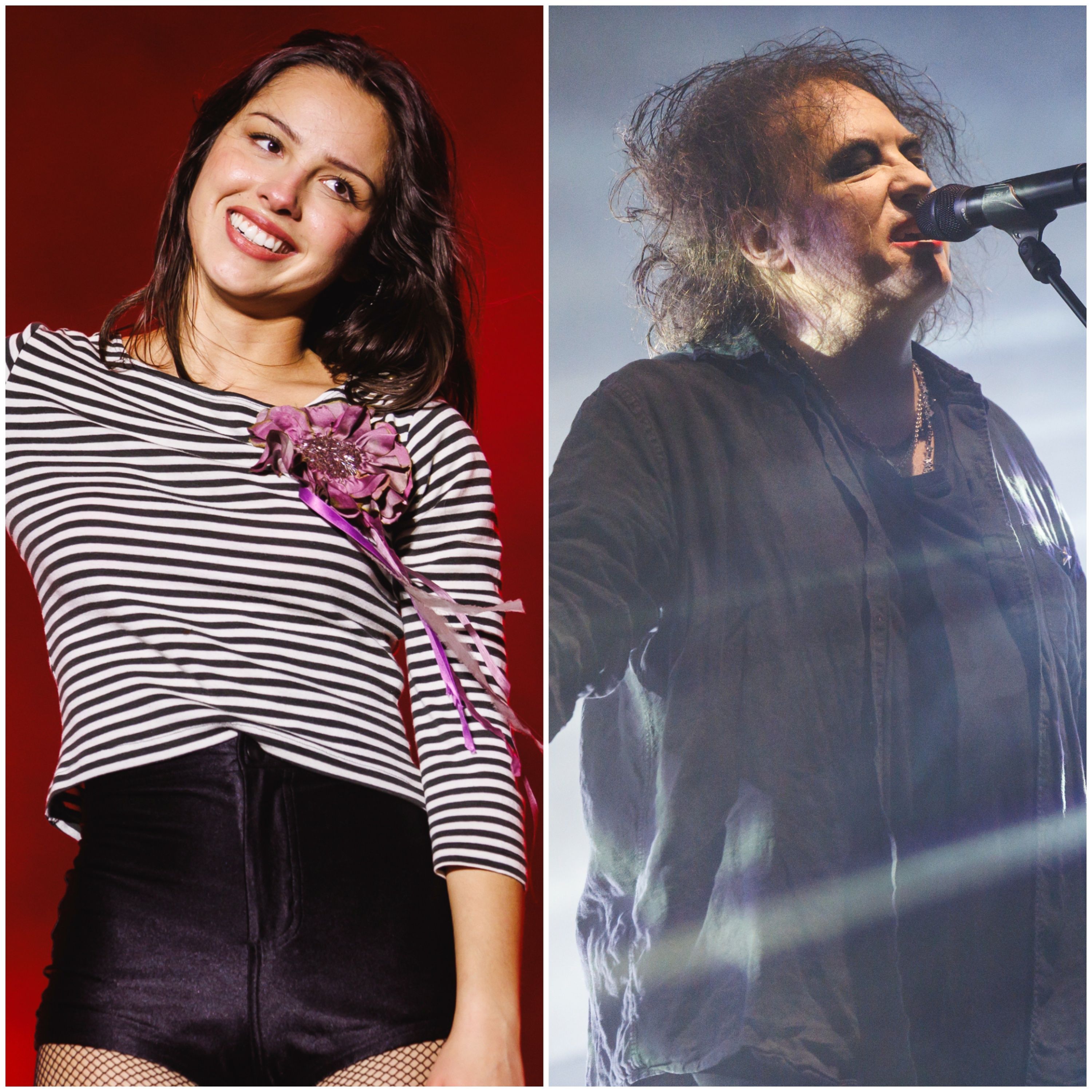 Source-feed image associated with Watch Olivia Rodrigo Debut a New Song With the Cure’s Robert Smith