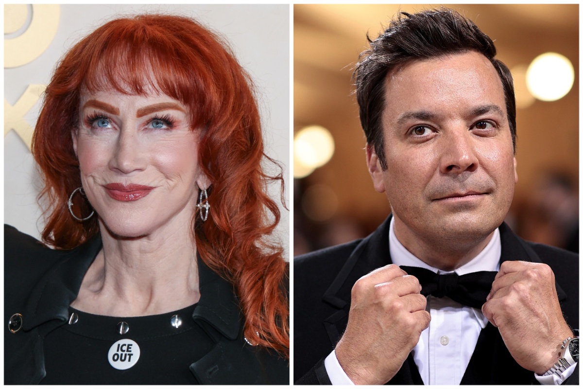 Source-feed image associated with Kathy Griffin Claims She Was ‘Banned’ From ‘The Tonight Show’ for Being ‘Too Controversial’ and Slams Jimmy Fallon for Hosting Conor McGregor