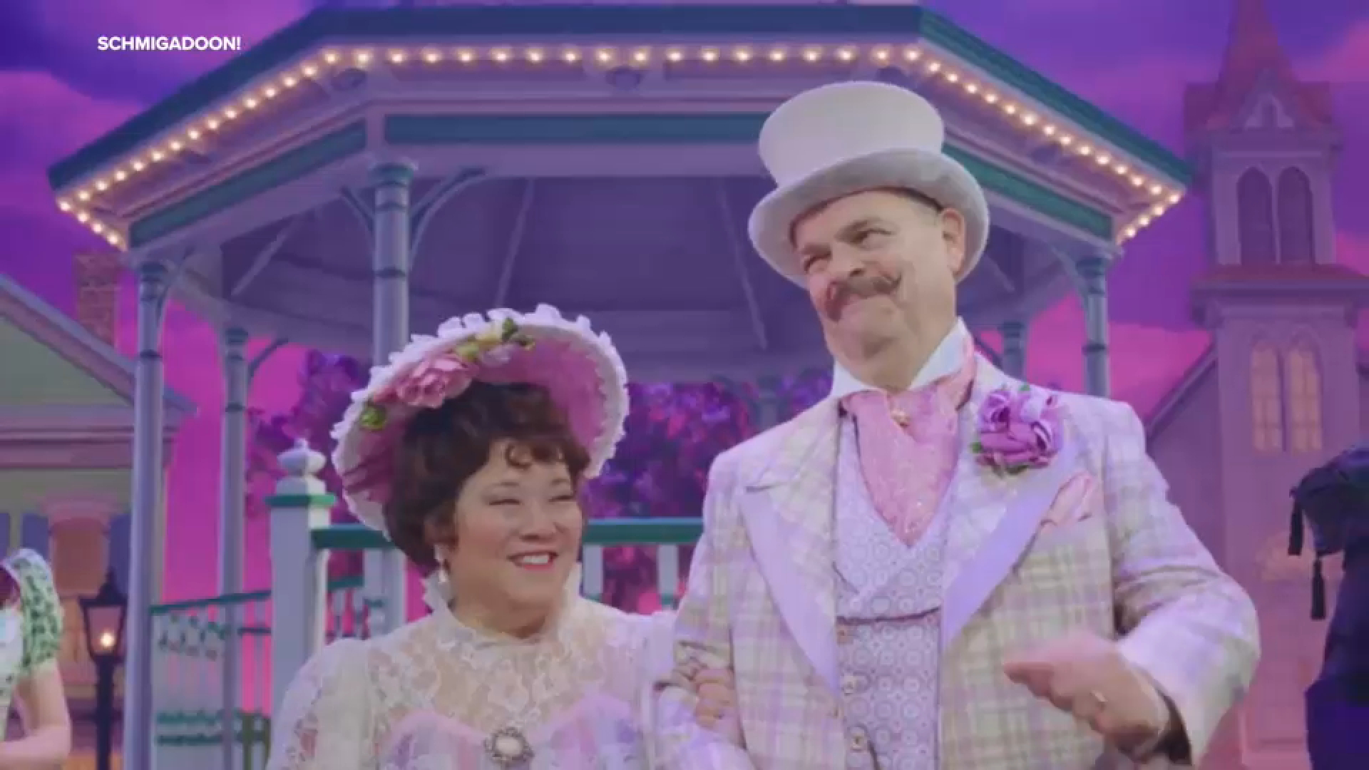 Source-feed image associated with Broadway revivals and 'Liberation' win big at the Tony Awards, hosted by Pink