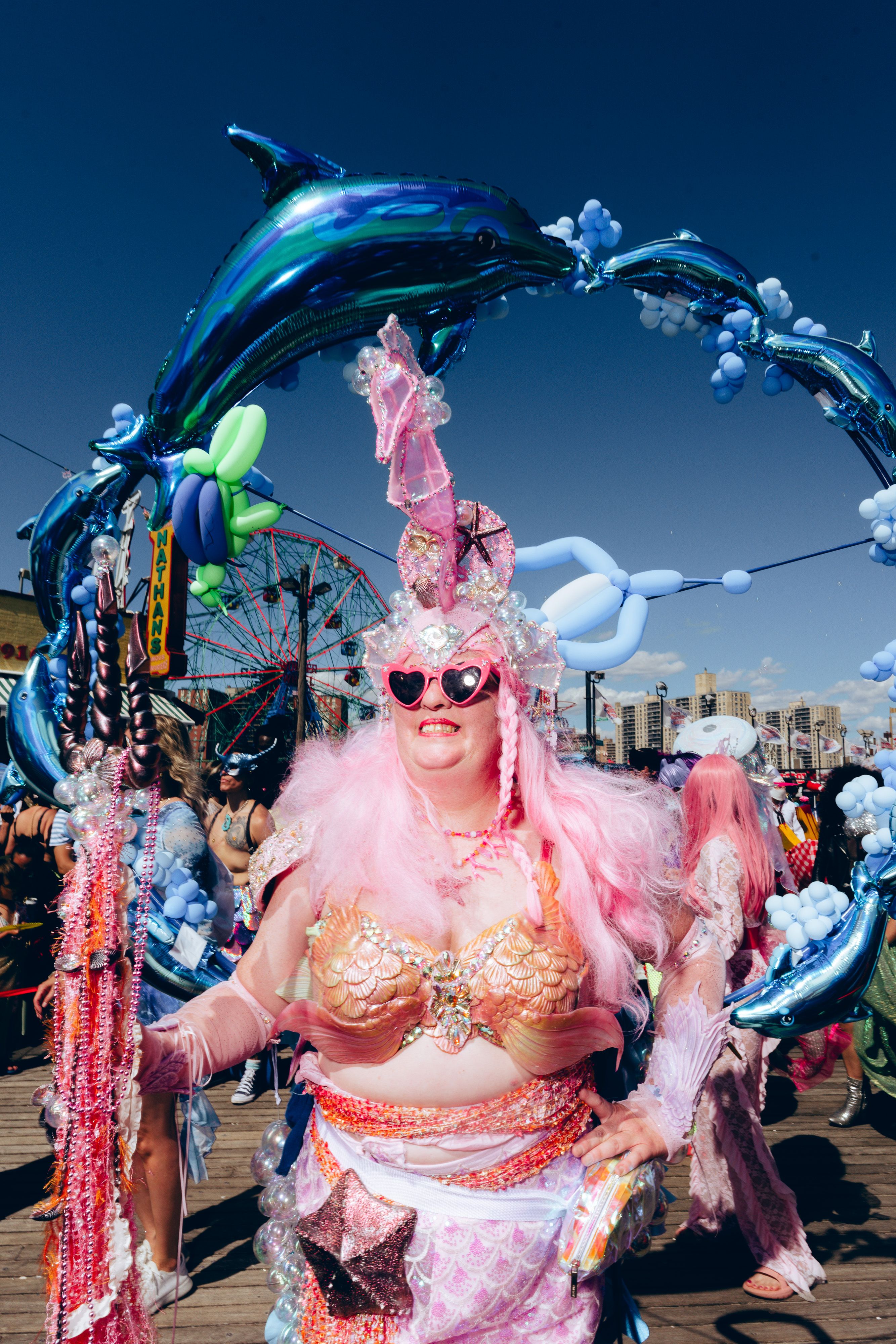 Source-feed image associated with Rain or Shine, the Mermaid Parade is Coney Island's Shimmering Start of Summer Party