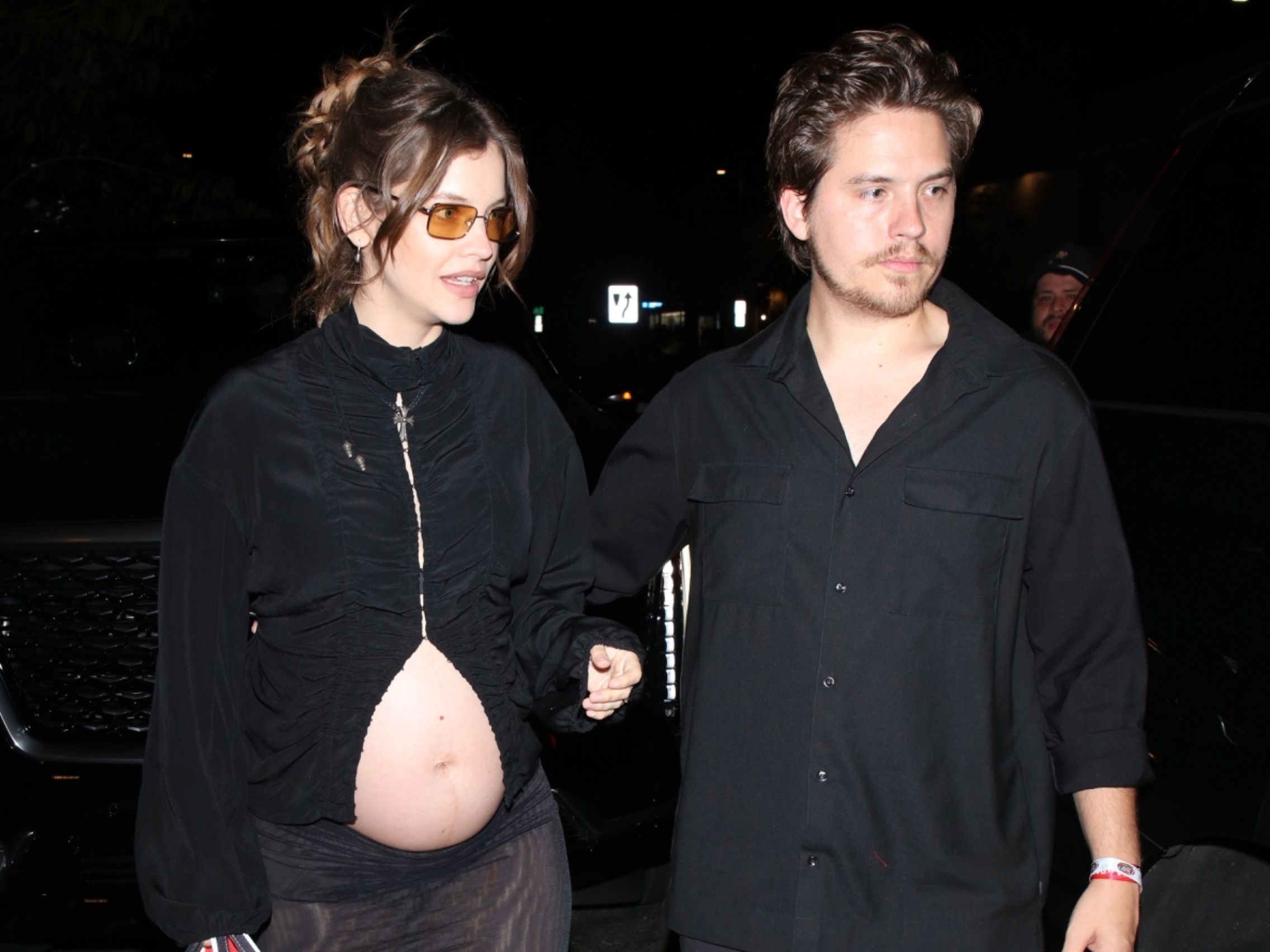 Source-feed image associated with Barbara Palvin Nails Sporty Maternity Style at a World Cup Party
