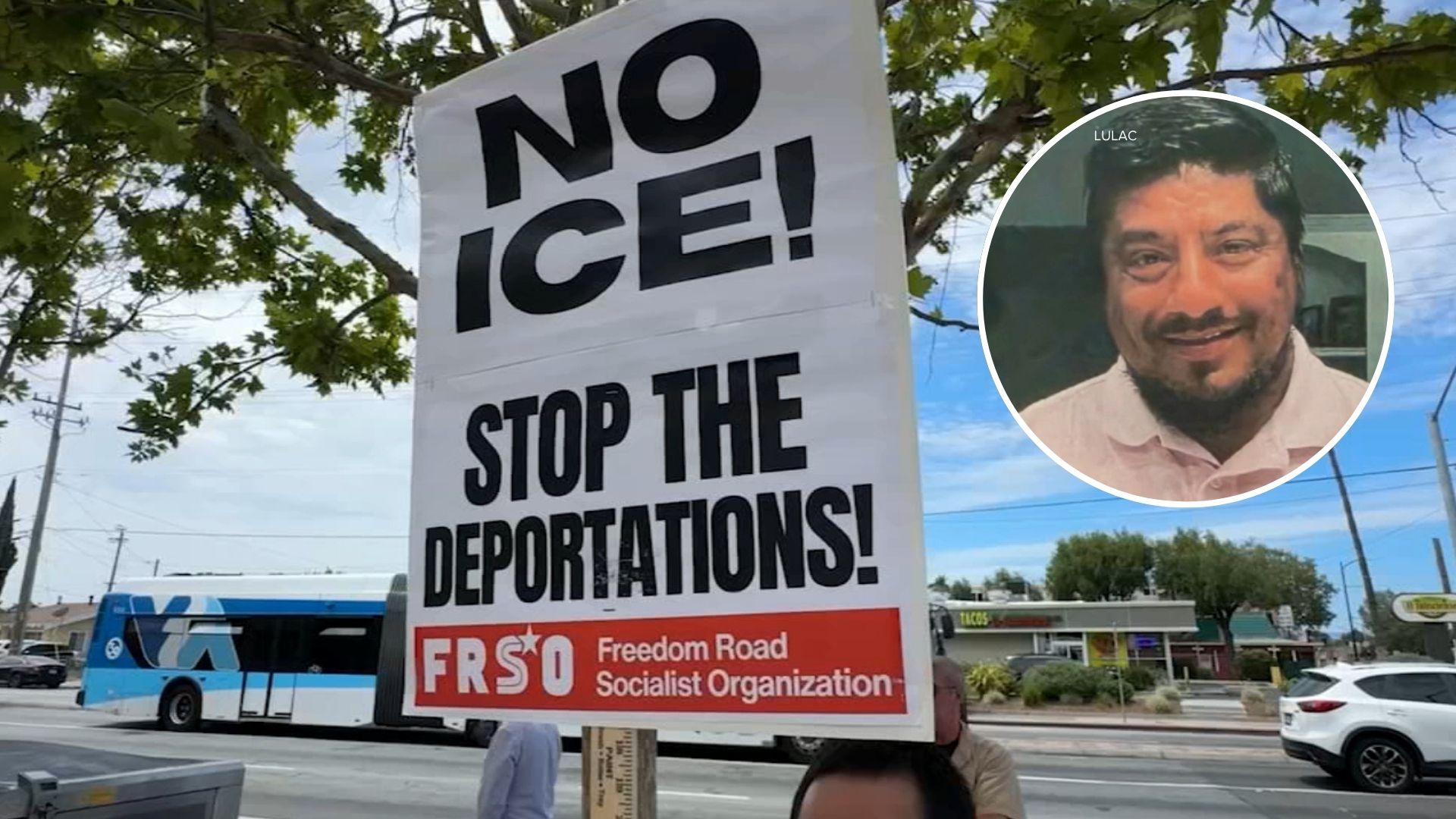 Source-feed image associated with San Jose activists demand justice after ICE agents fatally shoot Mexican National in Texas