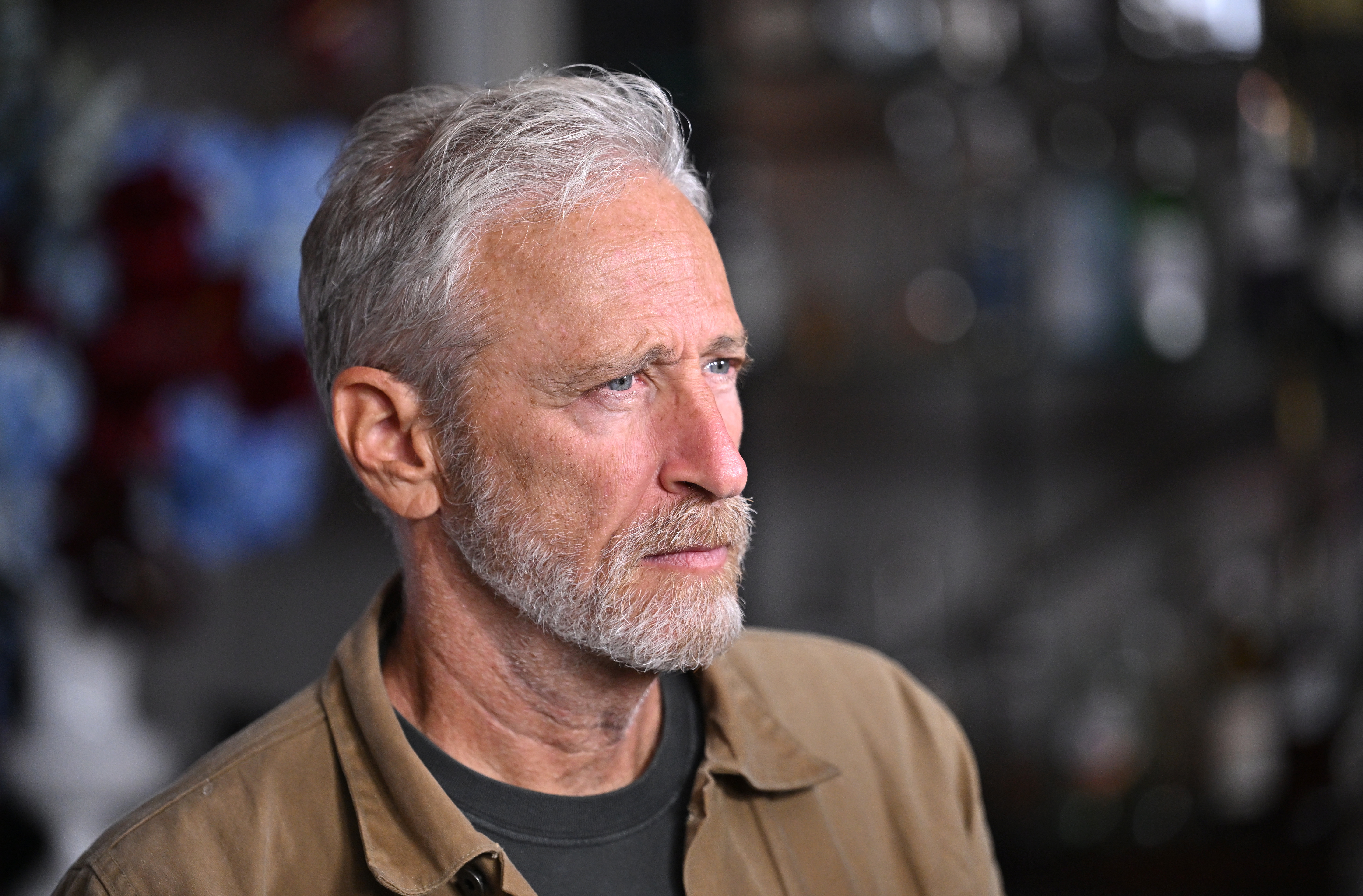 Source-feed image associated with Jon Stewart Compares Trump Leaving the White House to Iron Man Exiting the MCU: Will MAGA ‘Buy Someone Else Running That Universe?’