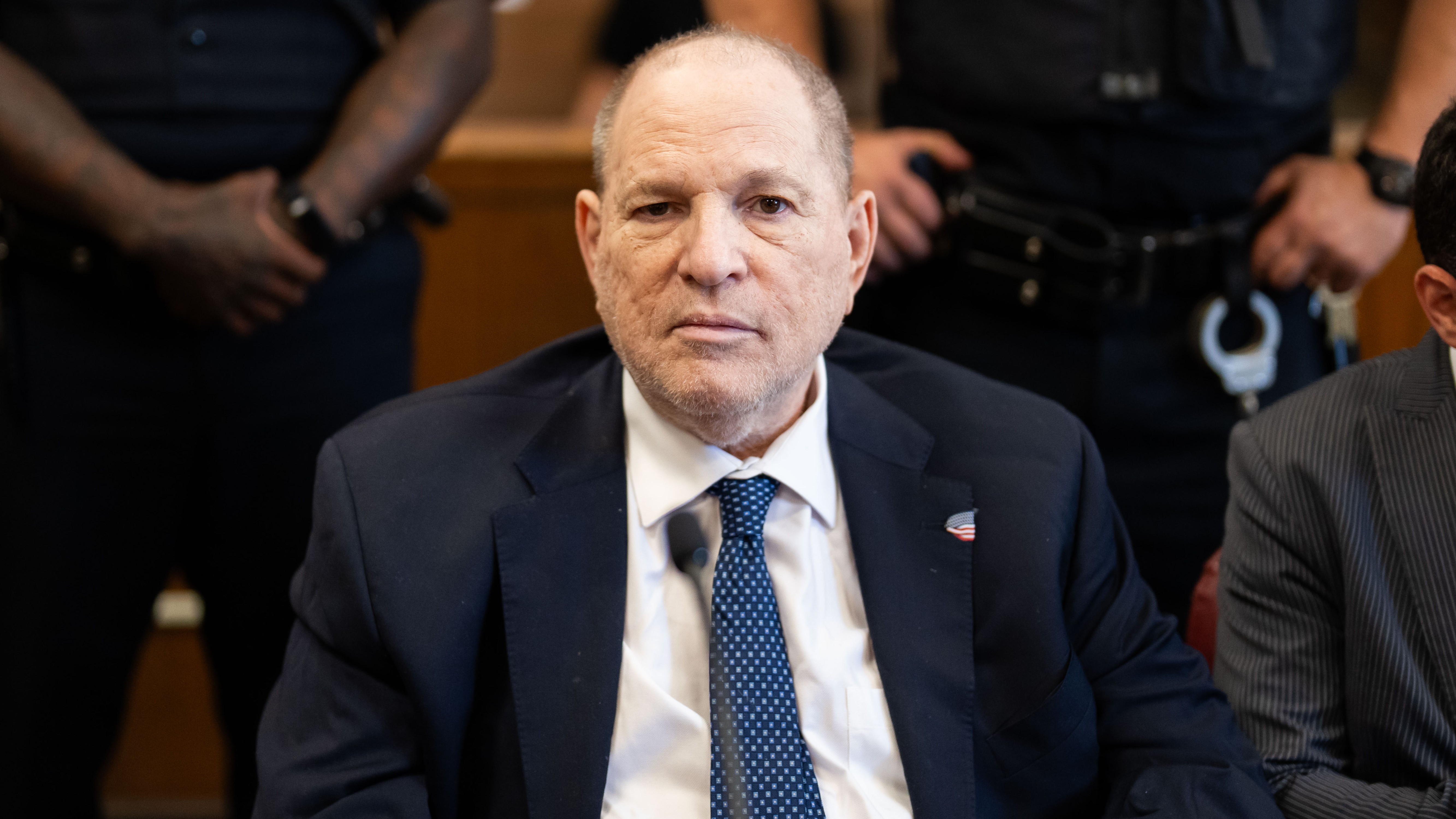 Source-feed image associated with CA appeals court upholds Harvey Weinstein's rape conviction but says he must be resentenced