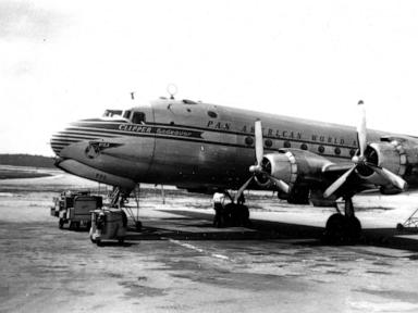 Source-feed image associated with Wreckage found of Pan Am crash that's lead to safety briefings on every flight now