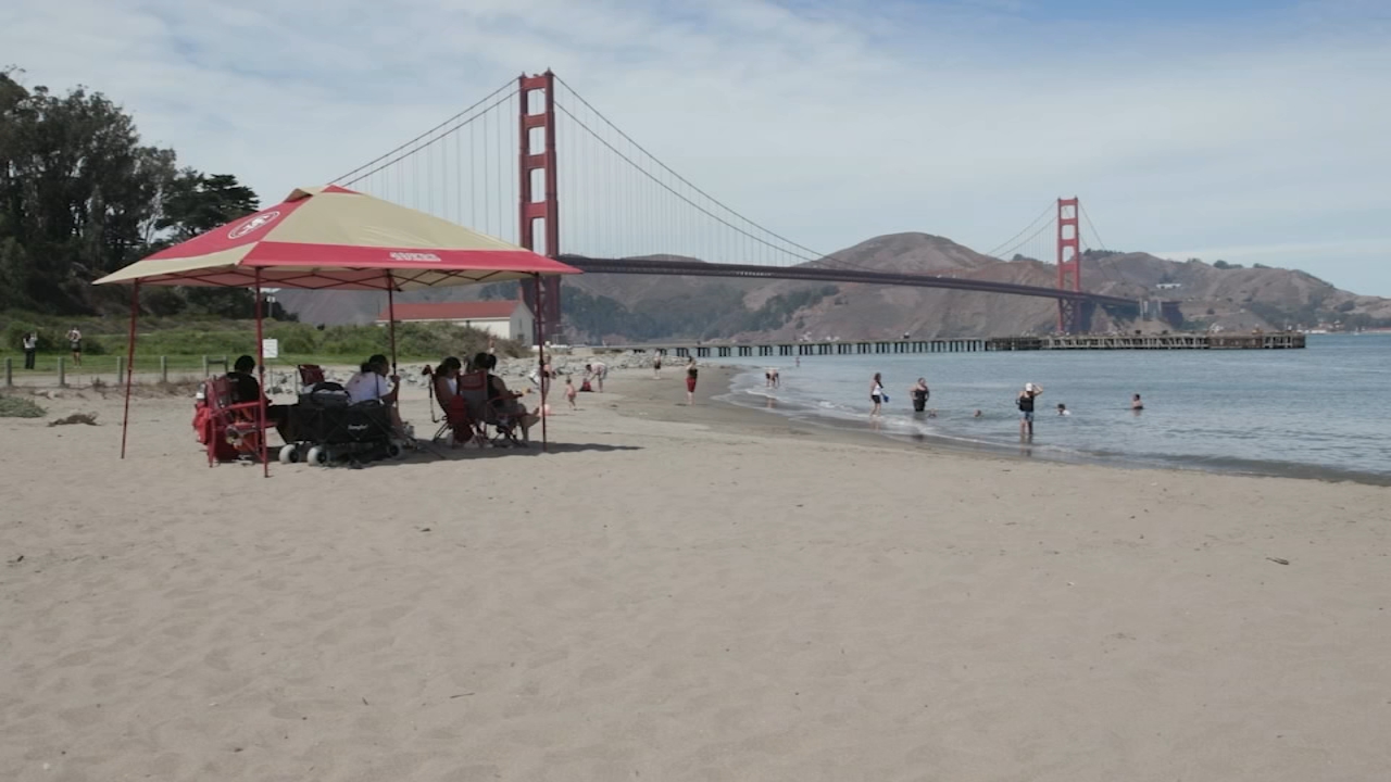 Source-feed image associated with San Francisco neighborhood reached 100 degrees, NWS says, on hottest day in 2 years
