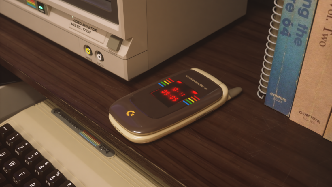 Source-feed image associated with Commodore’s newest gadget is a flip phone that blocks social media and browsers