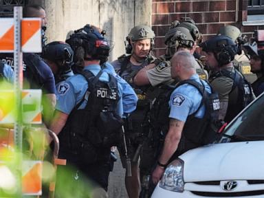 Source-feed image associated with 2 people killed and suspect is dead in downtown Minneapolis shooting