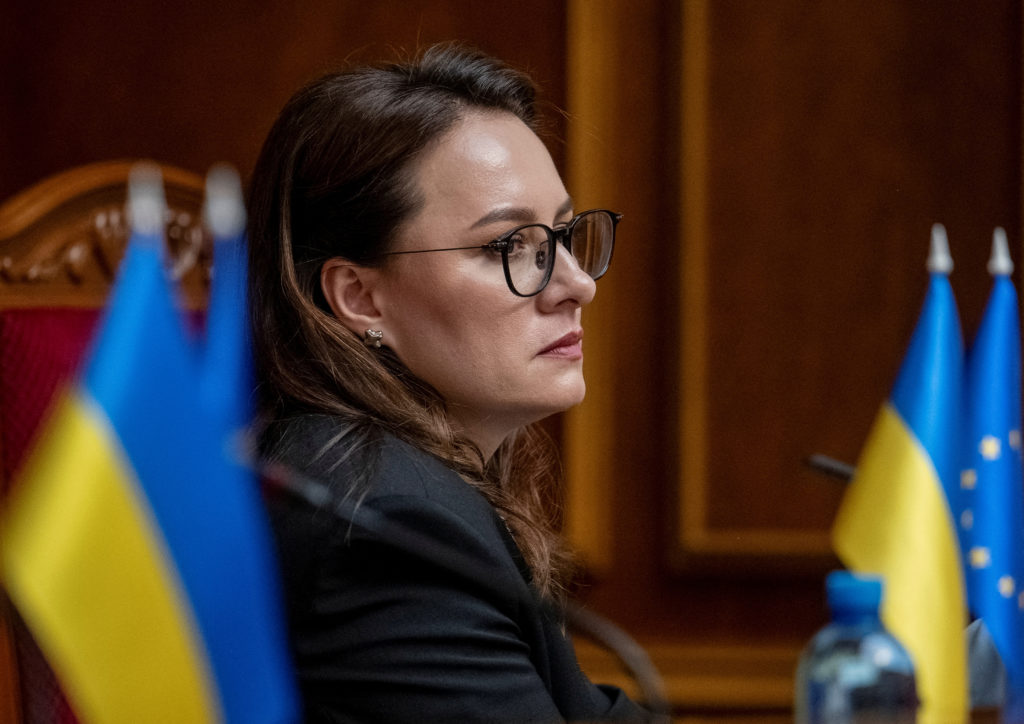Source-feed image associated with Ukraine's prime minister steps down as Zelenskyy announces government reshuffle