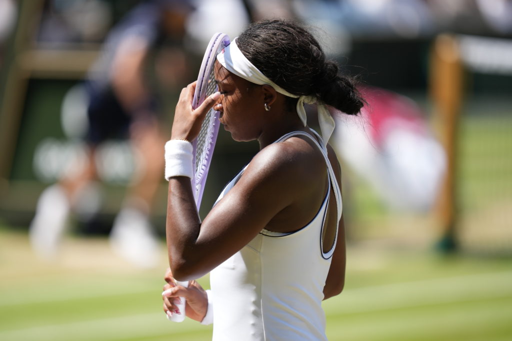 Source-feed image associated with After dramatic tiebreaker, Karolina Muchova ends Coco Gauff's run at Wimbledon