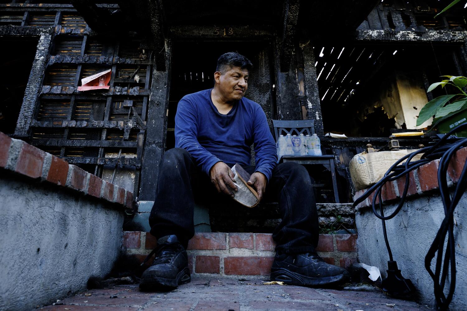 Source-feed image associated with Fire at abandoned home spread to his house. A Larchmont man is determined to rebuild